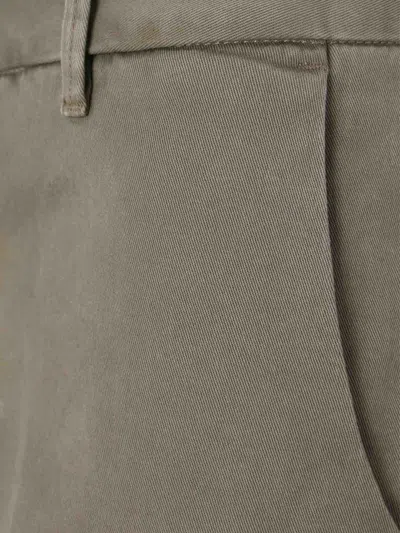 Nine In The Morning Button-fly Cotton Trousers In Green