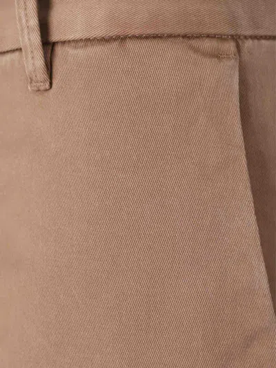 Nine In The Morning Button-fastening Cotton Trousers In Brown