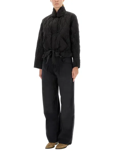Isabel Marant Étoile Isabel Marant Etoile Black Cupro Viscose Jacket In Black