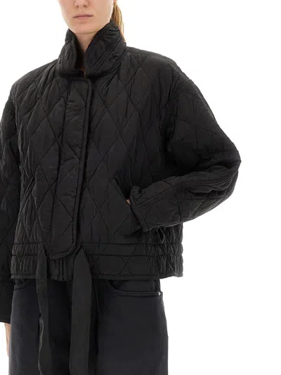 Isabel Marant Étoile Isabel Marant Etoile Black Cupro Viscose Jacket In Black