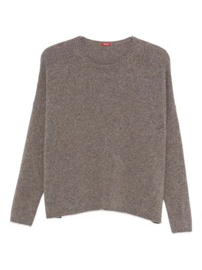 Apuntob Cashmere Crewneck Sweater In Brown
