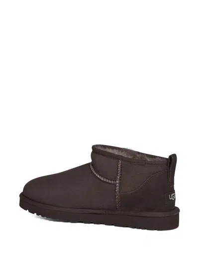 Ugg Dusted Cocoa Classic Ultra Mini Ankle Boots In Brown