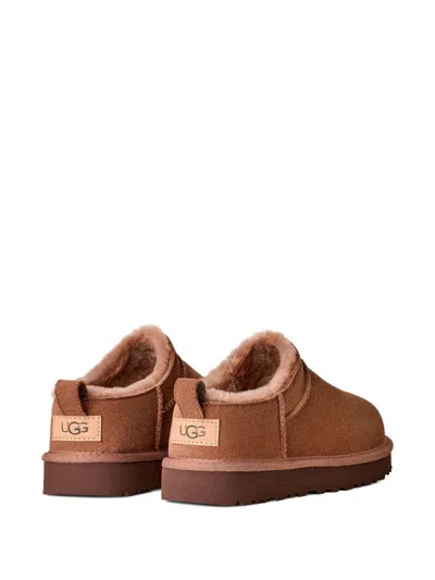 Ugg Casual Low Profile Sneakers With Pull Tab In Brown