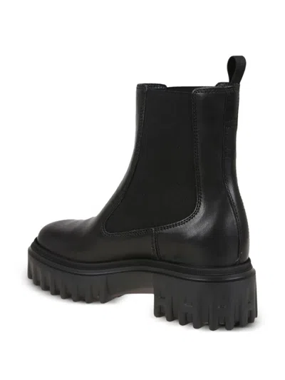 Hogan Elastic-panel Platform Chelsea Boots In Black