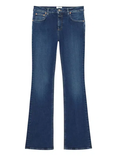 Closed Faded Bell-bottom Jeans In Blue
