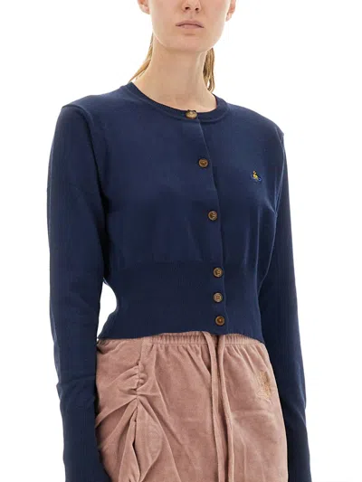 Vivienne Westwood Blue Sweater In Blue