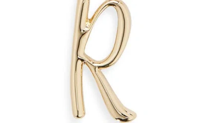 Baublebar Initial Charm Chain Braclet In Gold