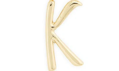 Baublebar Initial Charm Chain Braclet In Gold