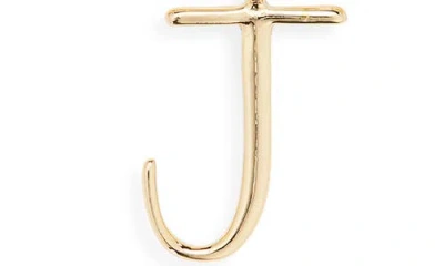 Baublebar Initial Charm Chain Braclet In Gold