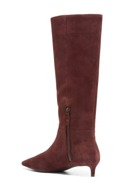 Cole Haan Go-to Janece Suede Boot In Burgundy