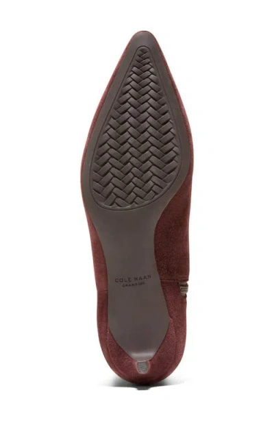 Cole Haan Go-to Janece Suede Boot In Burgundy