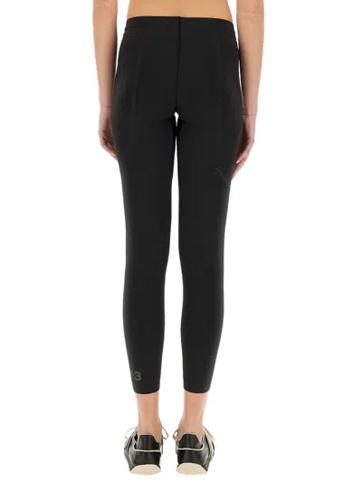 Y-3 Running Leggings In Black