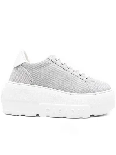 Casadei Nexus Hanoi Leather Sneakers In White