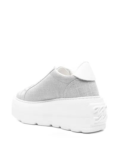 Casadei Nexus Hanoi Leather Sneakers In White