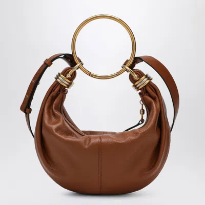 Chloé Small Bracelet Hobo Bag Clay Brown In 26m Clay Brown
