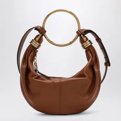 Chloé Small Bracelet Hobo Bag Clay Brown In 26m Clay Brown