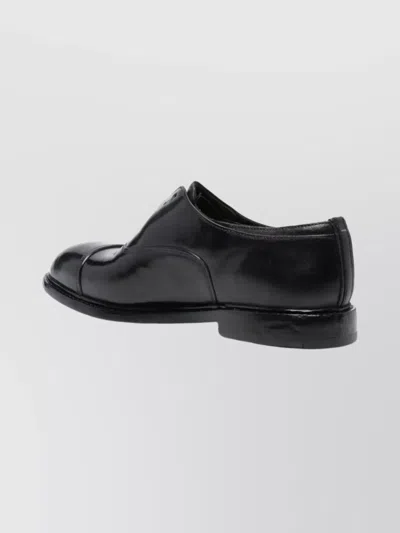 Premiata Cap Toe Lace Oxford Shoes In Black