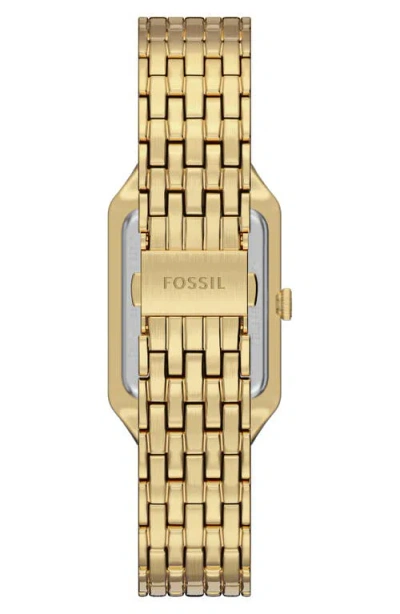 Fossil Women's Raquel Black Dial Watch In Gold