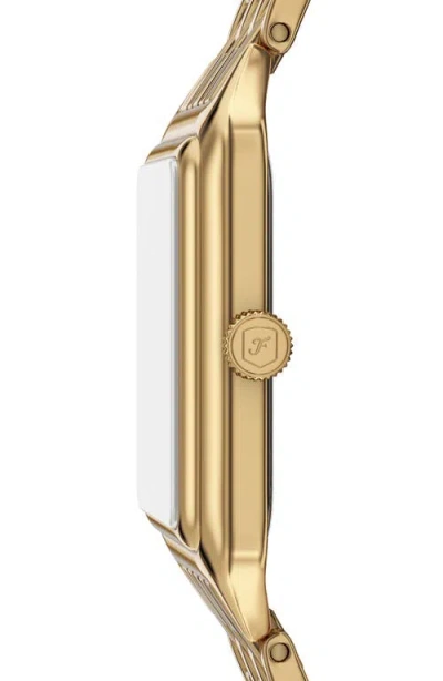 Fossil Women's Raquel Black Dial Watch In Gold