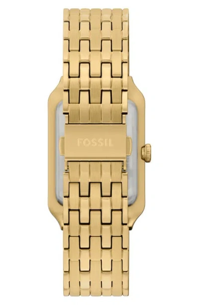 Fossil Women's Raquel Black Dial Watch In Gold
