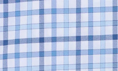 Vineyard Vines Kids' Forepeak Plaid Performance Button-down Shirt In Blue