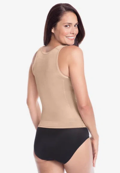 Secret Solutions Power Shaper Firm Control Wear-your-own-bra Shaper Tank In Black