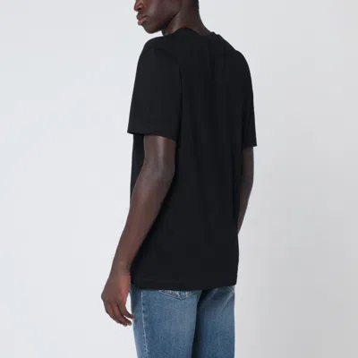 Dsquared2 Regular Fit Cotton T-shirt In Black