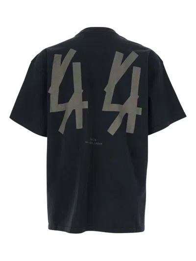 44 Label Group T-shirt 44 Black/smoke Grey In Black