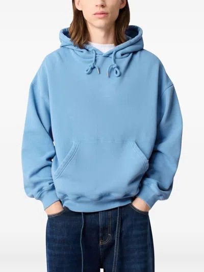 Axel Arigato Hoodie Cotton Printed Back In Blue