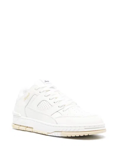 Axel Arigato White Leather Perforated Sneakers In White