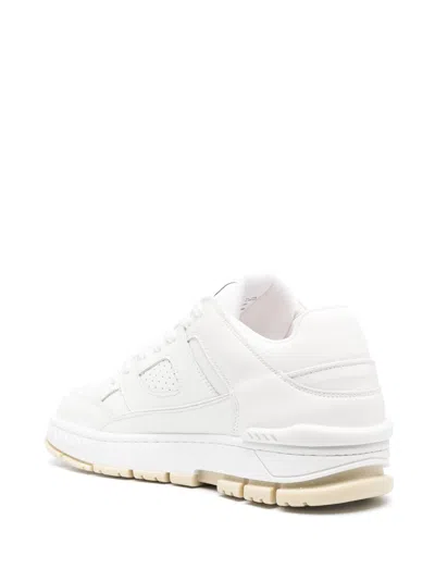 Axel Arigato White Leather Perforated Sneakers In White
