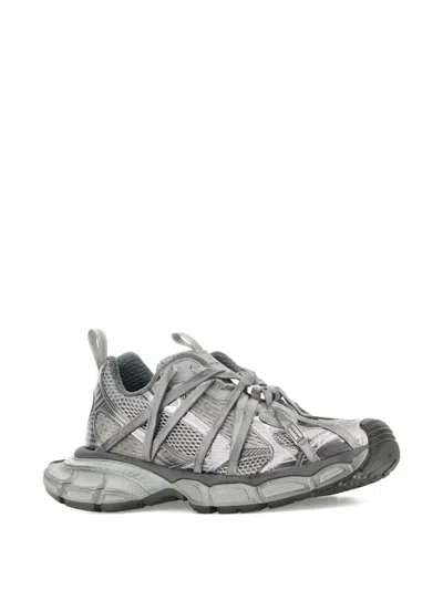 Balenciaga 3xl Extreme Laces B Sneakers In Gray