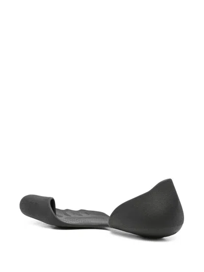 Balenciaga Anatomical Zero Rubber Slippers In Black