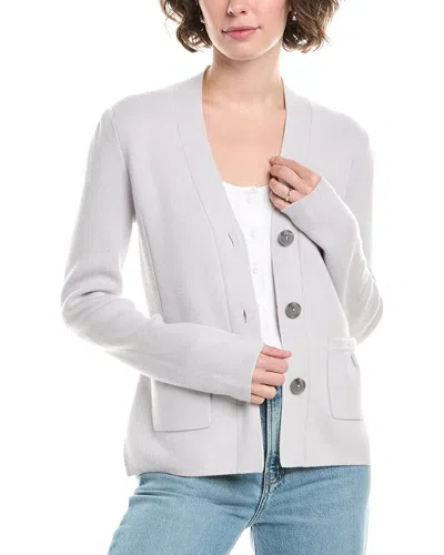 Raffi Puff Shoulder Wool & Cashmere-blend Blazer In Gray
