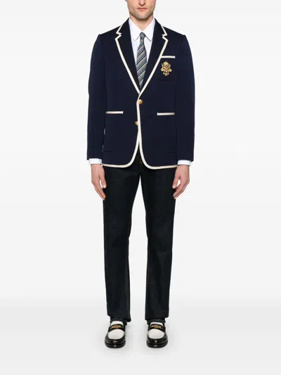 Celine Logo Logo Long-sleeved Shirt In White