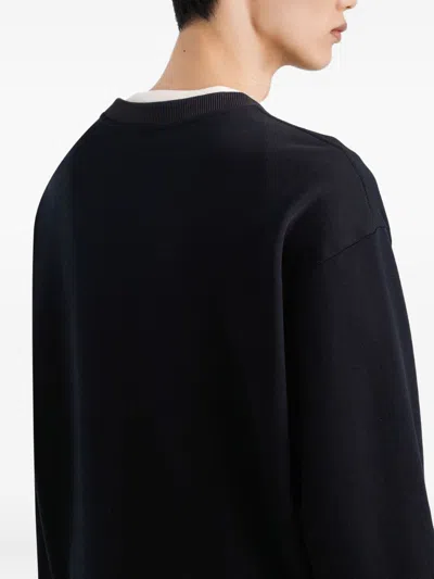 Dolce & Gabbana Sweatshirt With Embroidery In Black