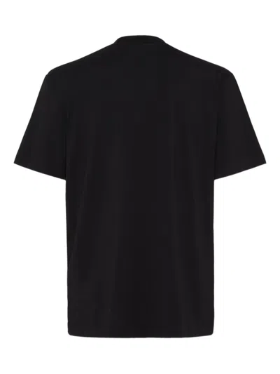 Dsquared2 Regular Fit Cotton T-shirt In Black