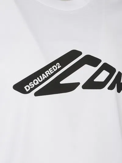 Dsquared2 Dsquared Men Cotton T-shirt In White