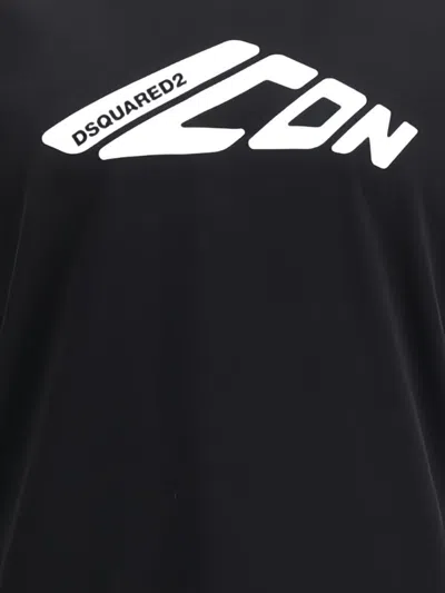 Dsquared2 Dsquared Men Cotton T-shirt In Black