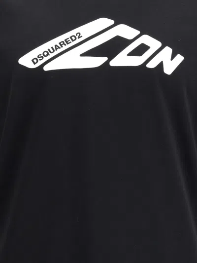 Dsquared2 Dsquared Men Cotton T-shirt In Black
