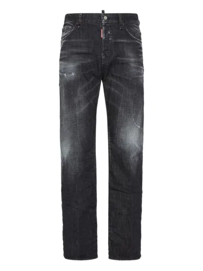 Dsquared2 Dsquared Men Straight Jeans In Black