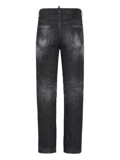 Dsquared2 Dsquared Men Straight Jeans In Black