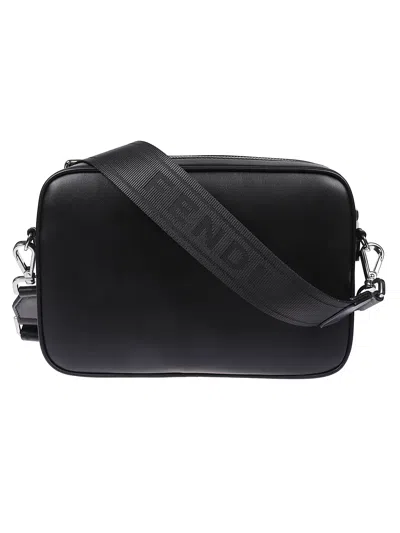 Fendi Adjustable Detachable Shoulder Strap Camera Case In Black