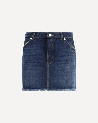 Dolce & Gabbana Women Denim Miniskirt In Blue