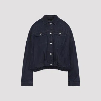 Dries Van Noten Cotton Denim Vesto Jacket In Blue