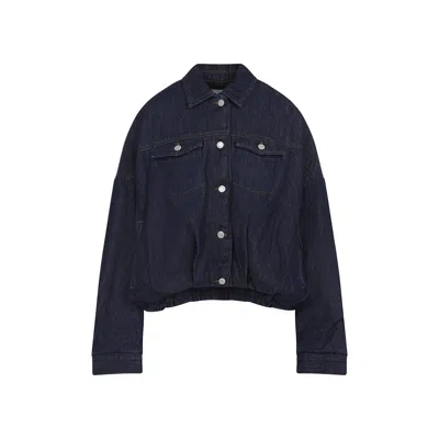 Dries Van Noten Cotton Denim Vesto Jacket In Blue