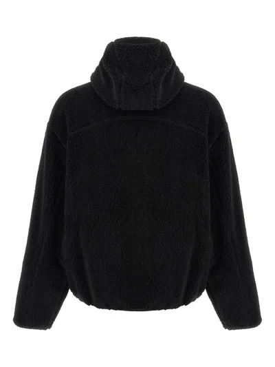 Kenzo Boke Flower 2.0 Zip-up Fleece Hoodie In Black