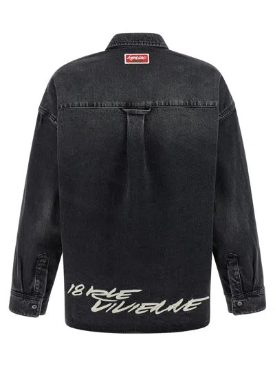 Kenzo X Futura 2000 Embroidery In Black