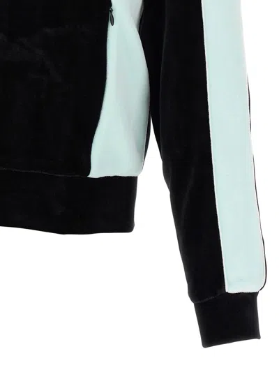 Casablanca High Collar Sweatshirt Featuring Contrast Panels In Black