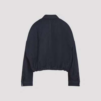 Dries Van Noten Cotton Denim Vesto Jacket In Blue